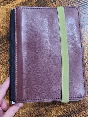 Roterfaden Tashenbegleiter A5 with 4 Sets Of Clips (Adjustable!) And Felt Lining